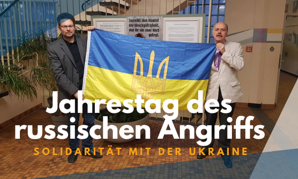 Jahres­tag des rus­sischen Angriffs