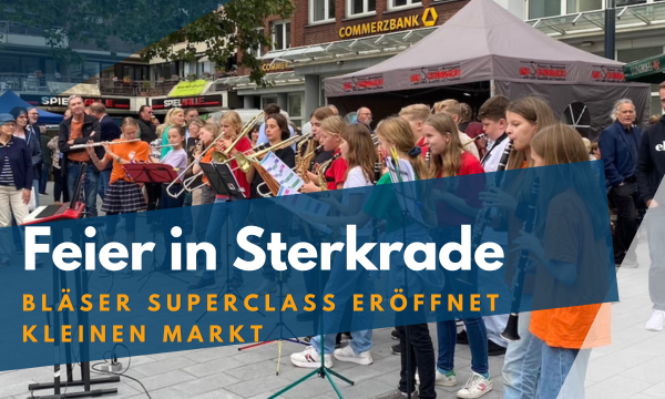 Eröffnungs­feier des kleinen Markts