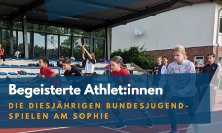 Begeisterte junge Athlet:innen bei den diesjährigen Bundesjugendspielen am SOPHIE