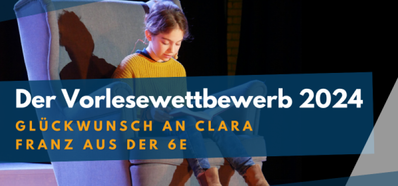 Clara (6e) gewinnt den Vorlesewettbewerb